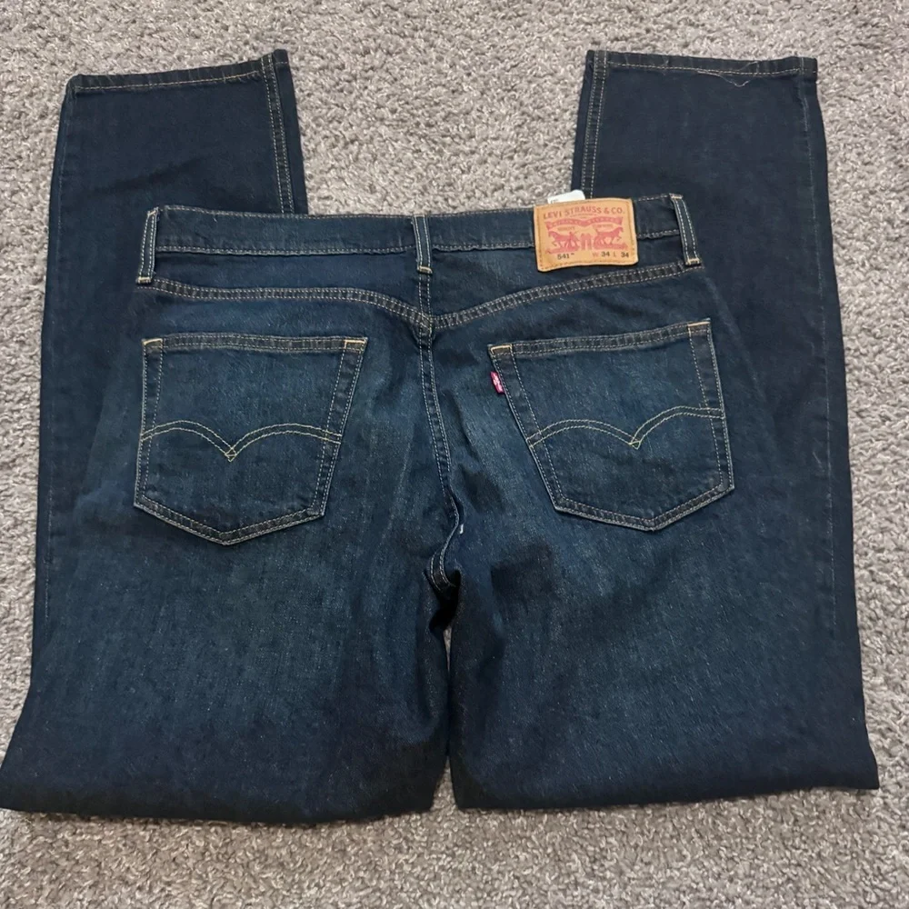 NWOT Levi's Men’s 541 Classic Indigo Straight Leg Jeans 34x34